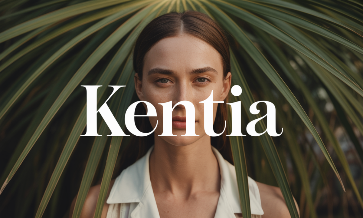 Illustration de Kentia, Prénoms