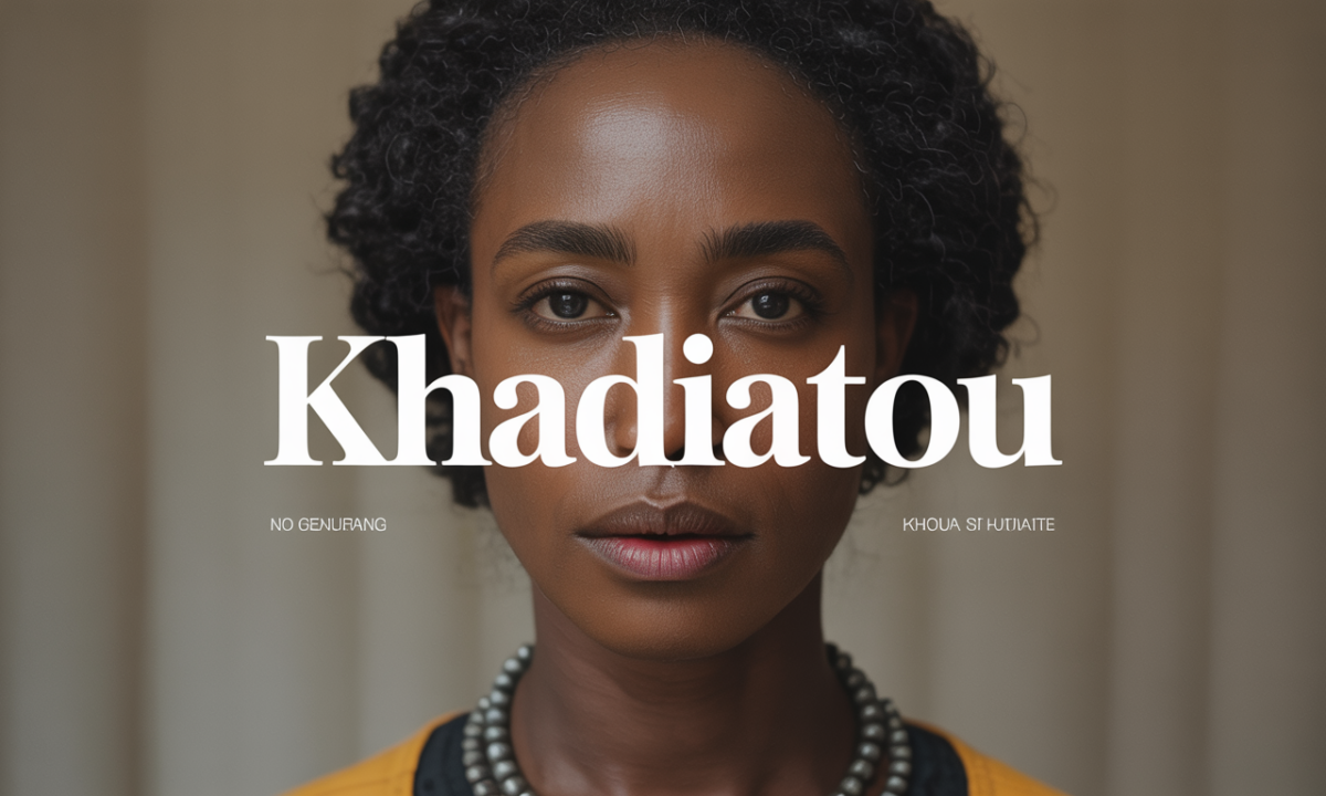 Illustration de Khadiatou, Prénoms