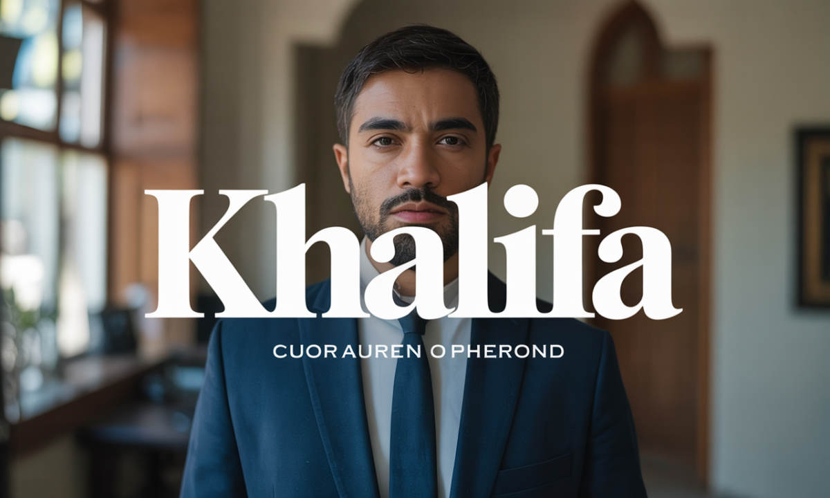 Illustration de Khalifa, Prénoms