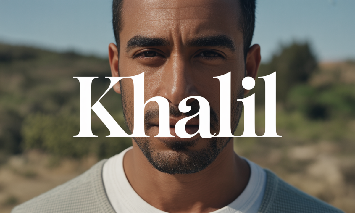 Illustration de Khalil, Prénoms