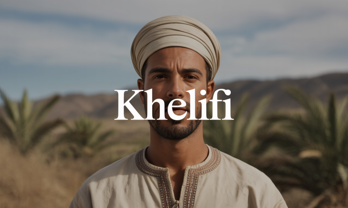 Illustration de Khelifi, Noms de famille