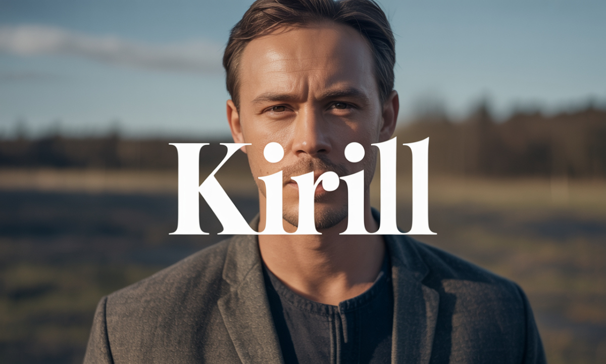 Illustration de Kirill, Prénoms