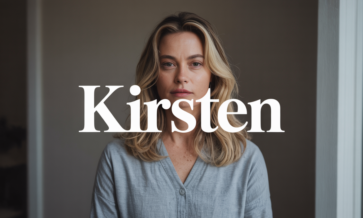 Illustration de Kirsten, Prénoms