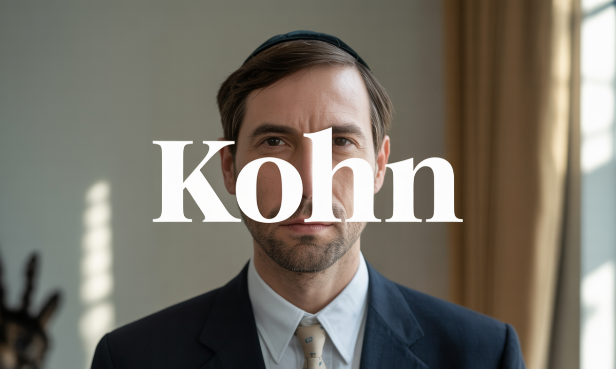 Illustration de Kohn, Noms de famille