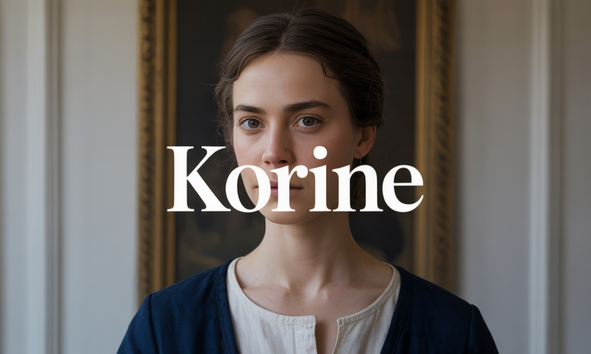 Illustration de Korine, Prénoms