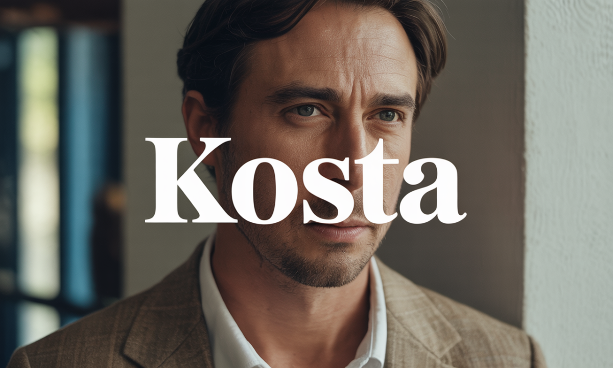Illustration de Kosta, Prénoms