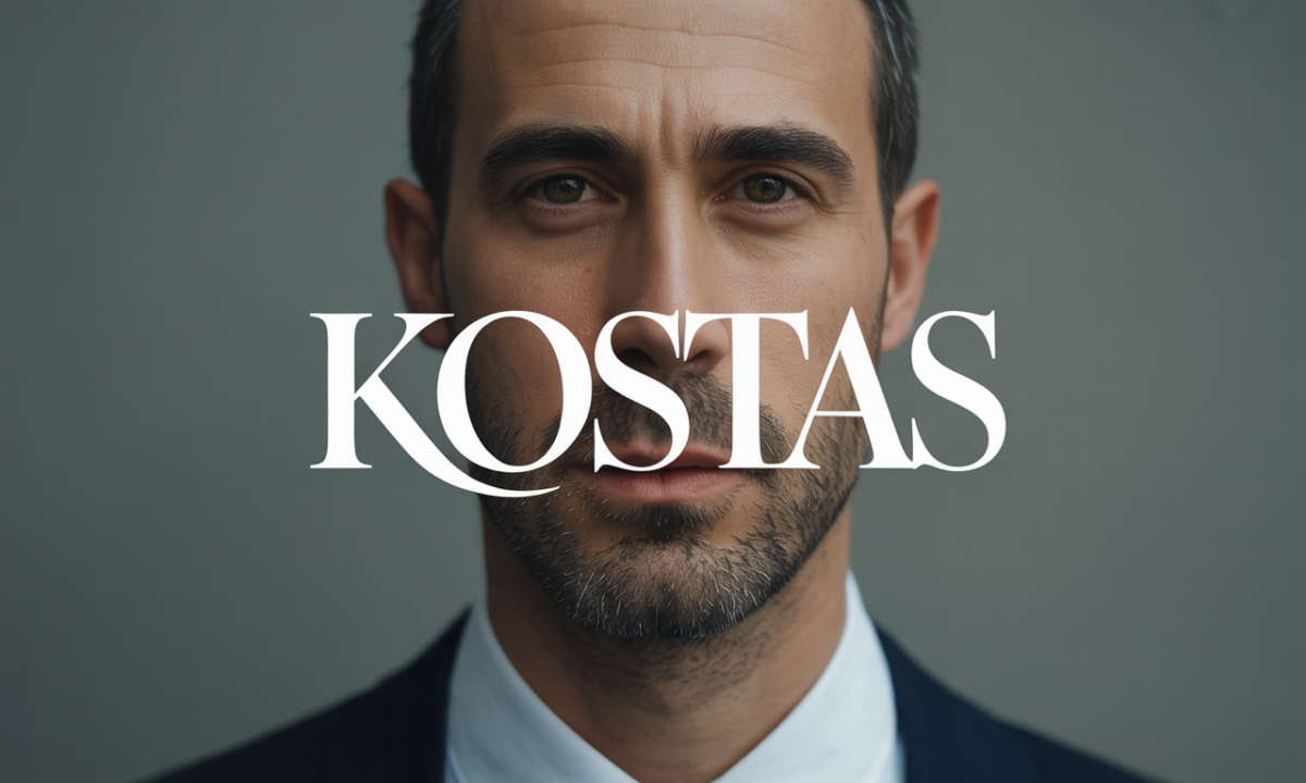 Illustration symbolique liée à l’origine du prénom Kostas