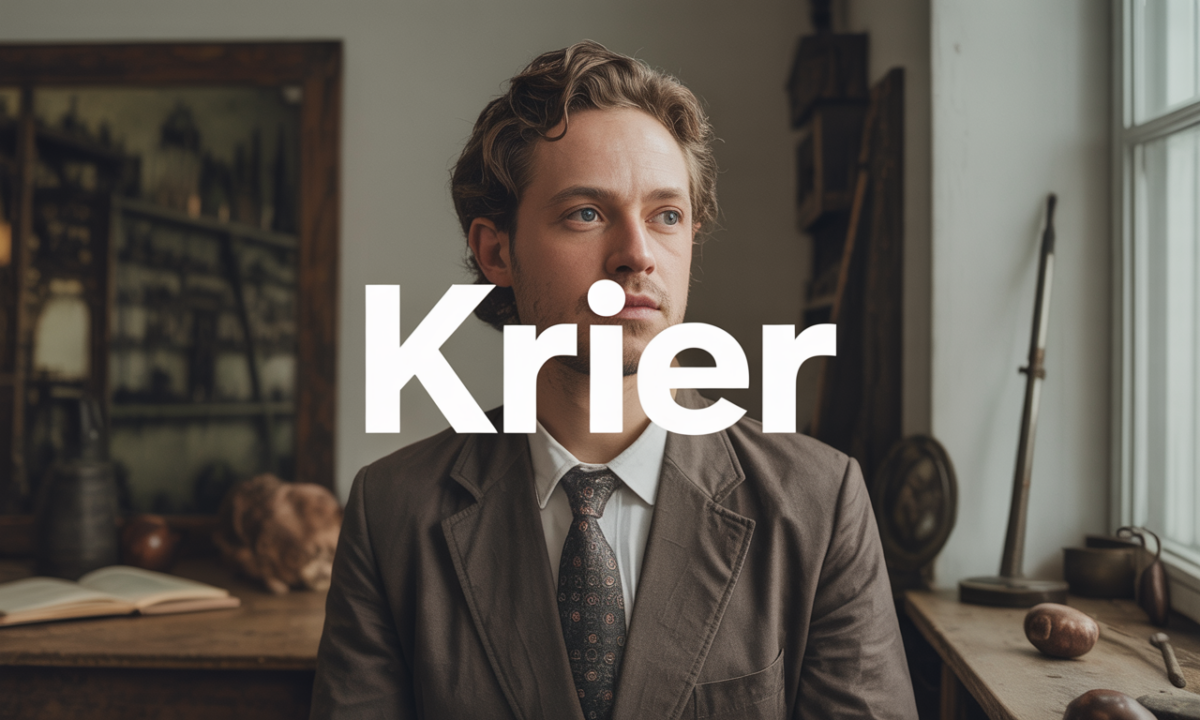 Illustration de Krier, Noms de famille