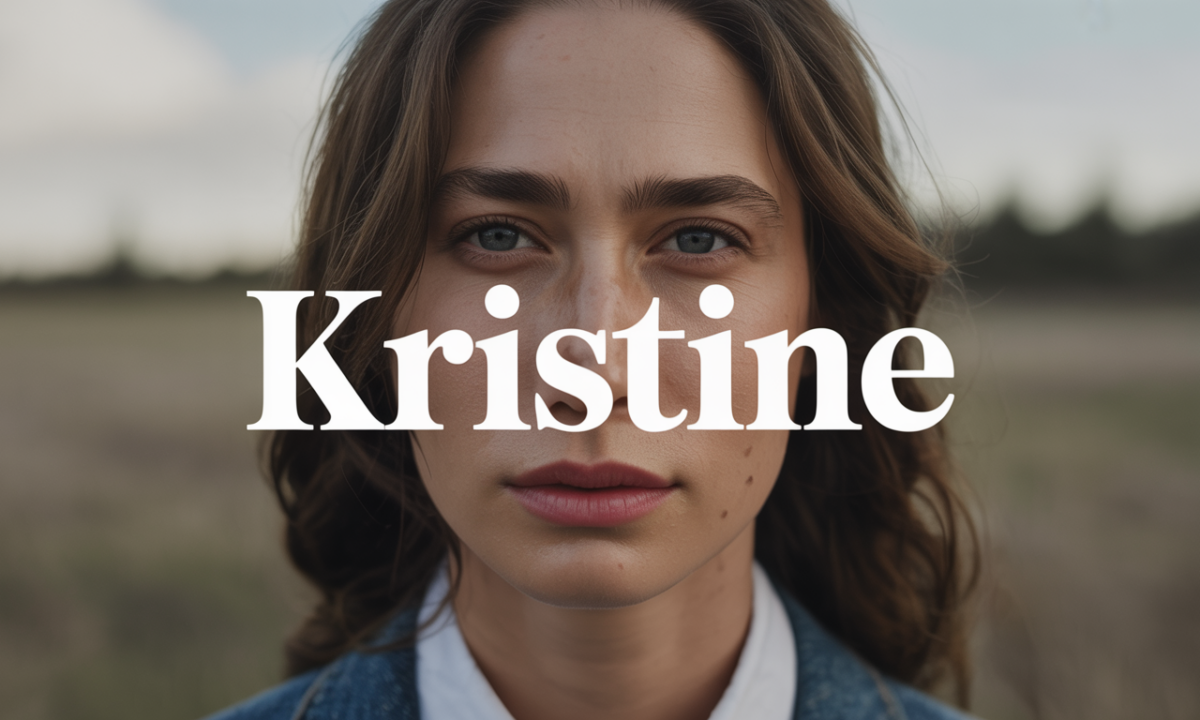 Illustration de Kristine, Prénoms