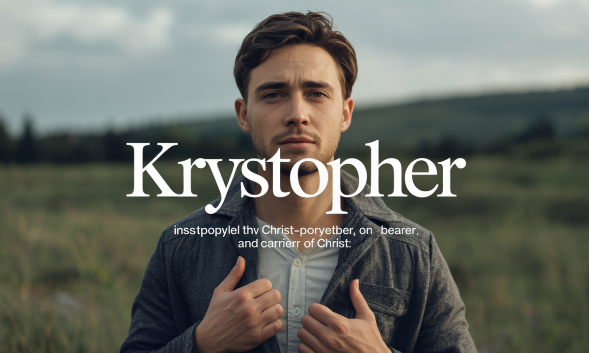 Illustration de Krystopher, Prénoms