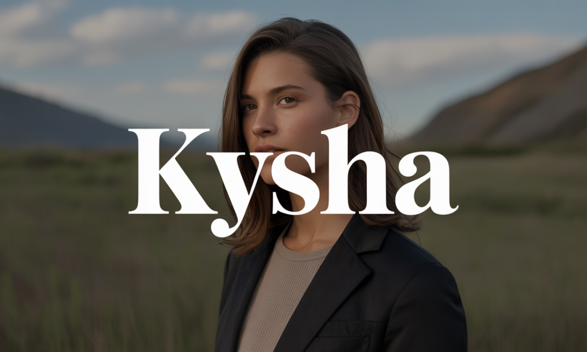 Illustration de Kysha, Prénoms