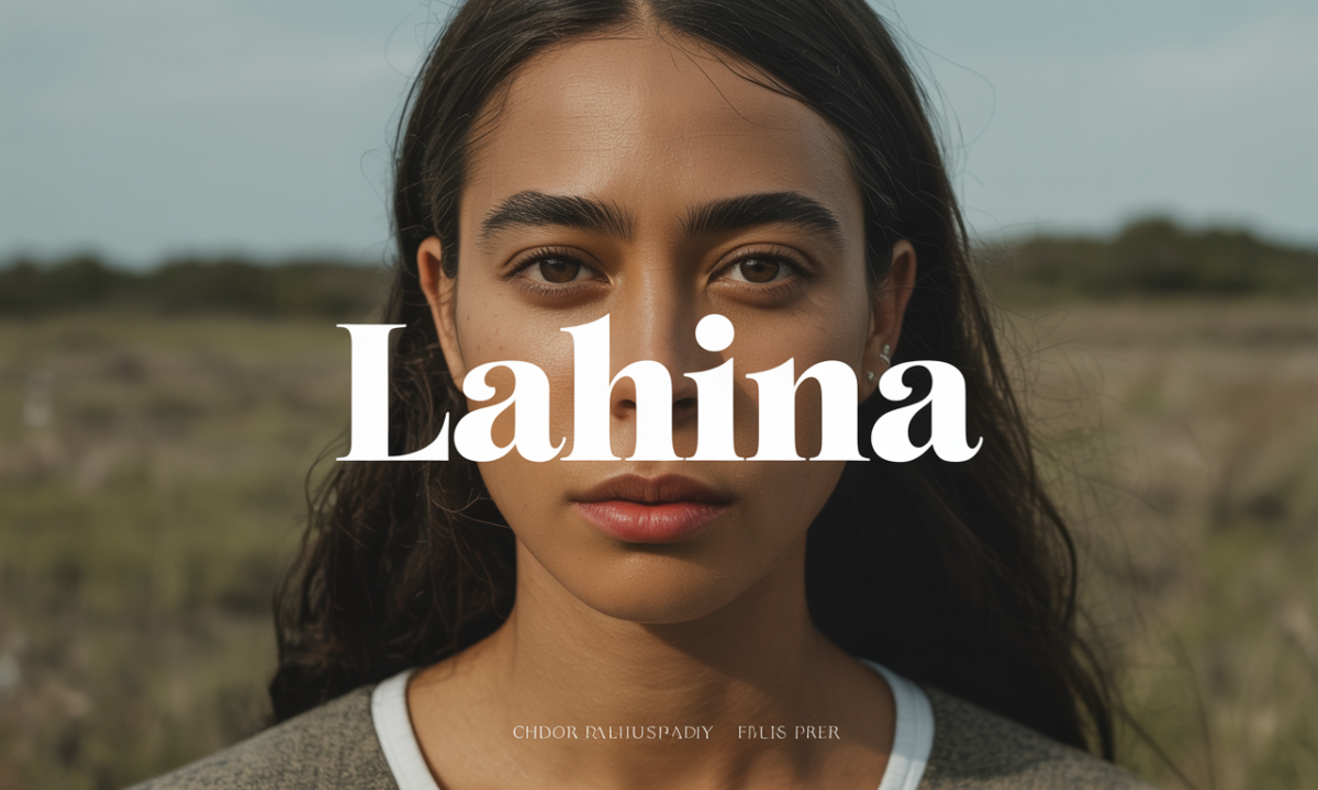 Illustration de Lahina, Prénoms