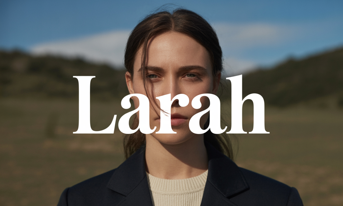 Illustration de Larah, Prénoms