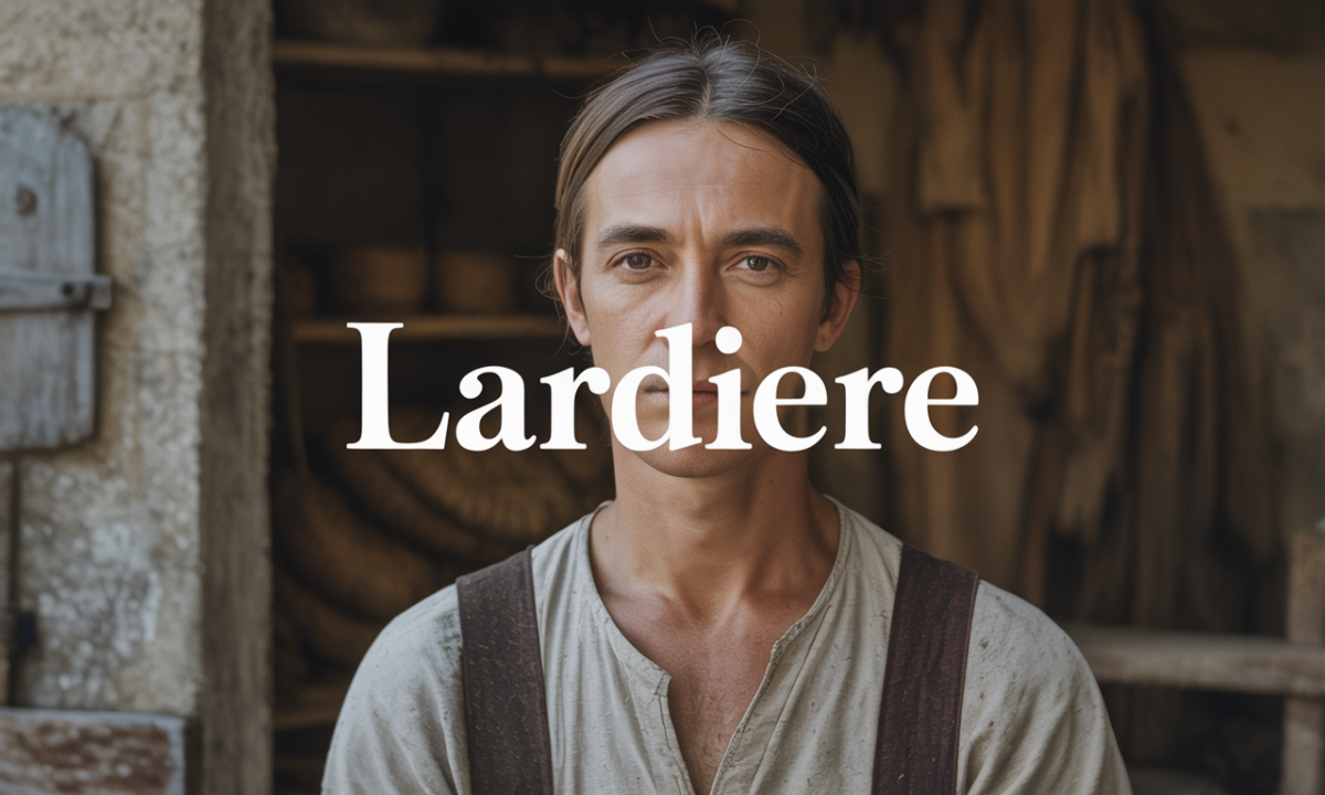 Illustration de Lardiere, Noms de famille