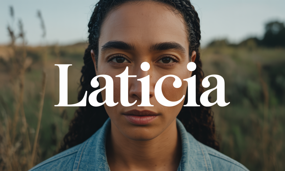 Illustration de Laticia, Prénoms