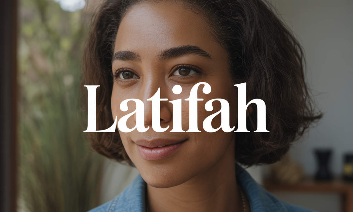 Illustration de Latifah, Prénoms