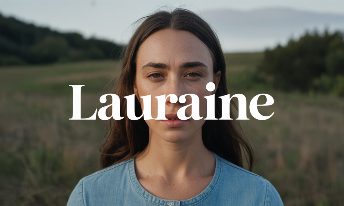 Illustration de Lauraine, Prénoms