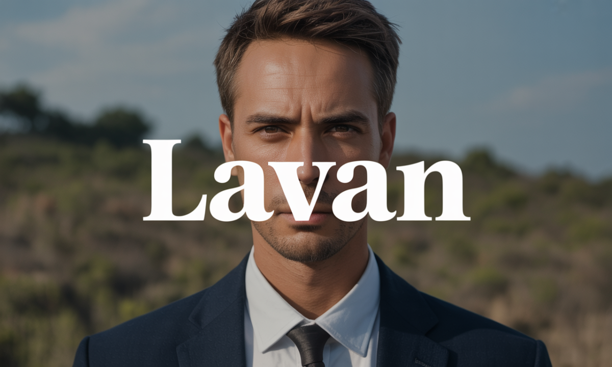 Illustration de Lavan, Prénoms
