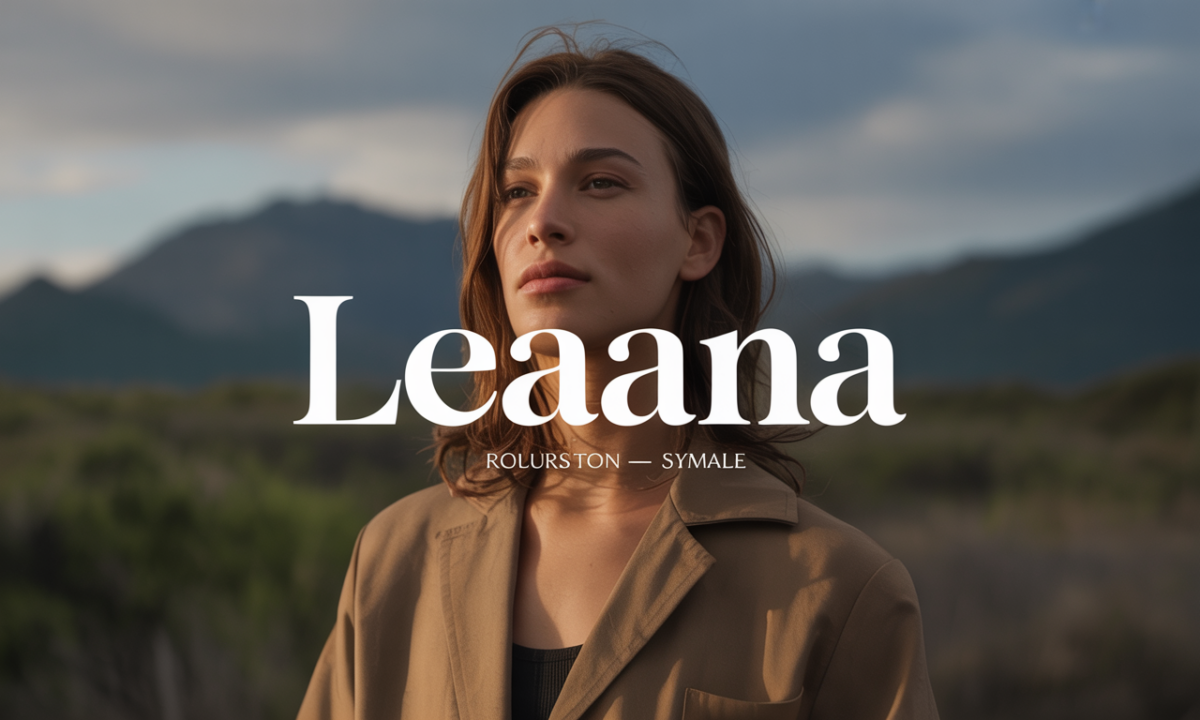 Illustration de Leaana, Prénoms