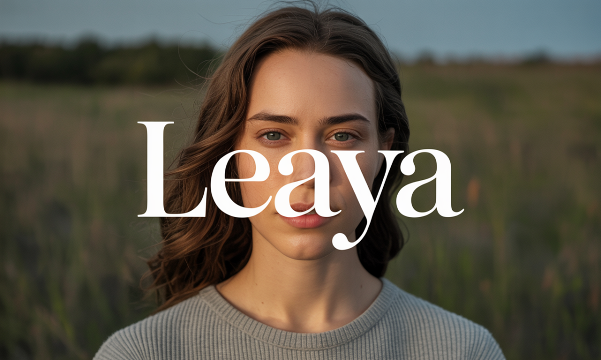 Illustration de Leaya, Prénoms