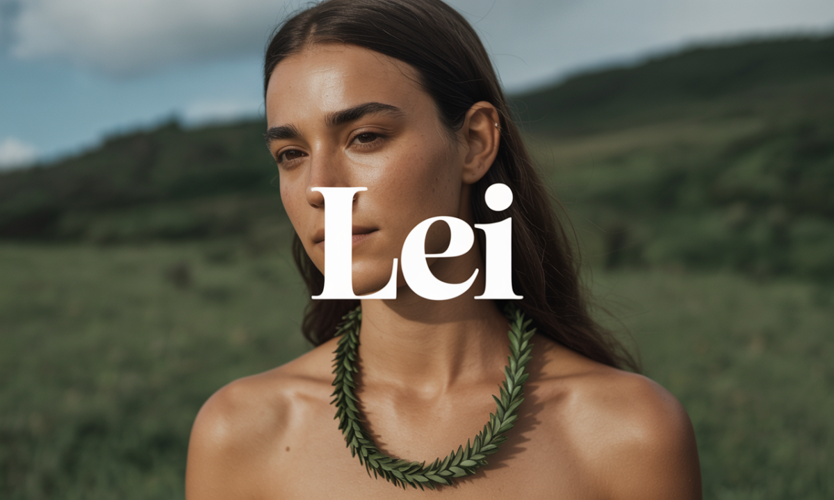 Illustration de Lei, Prénoms