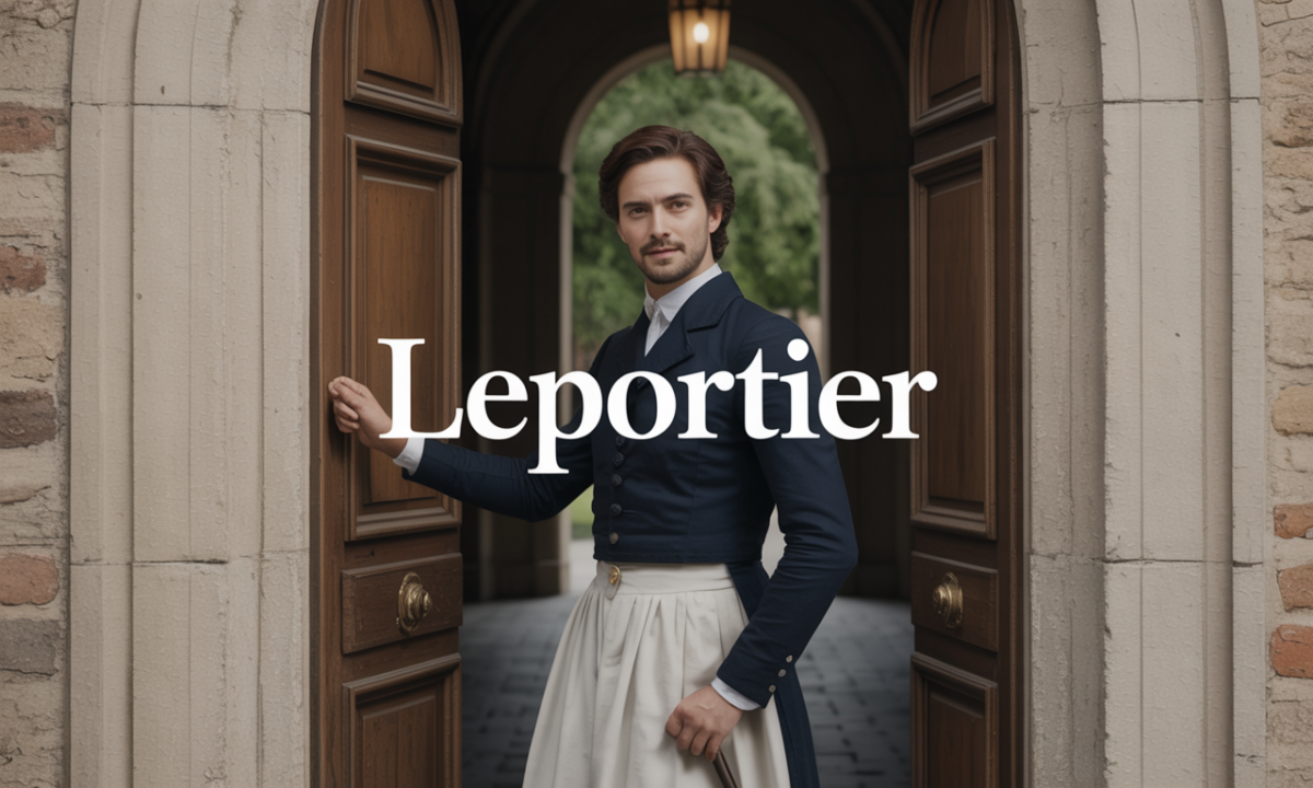 Illustration de Leportier, Noms de famille