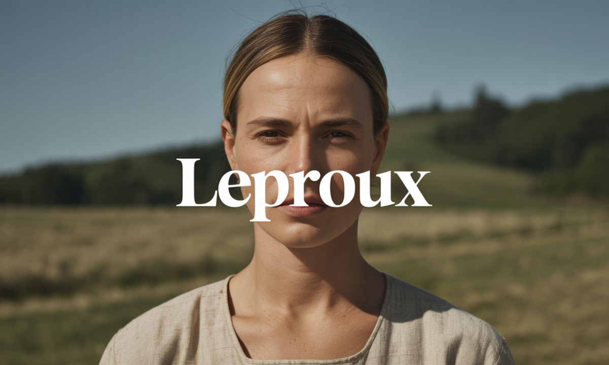 Illustration de Leproux, Noms de famille