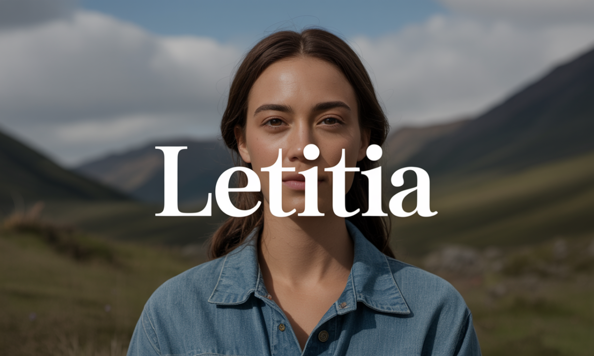 Illustration de Letitia, Prénoms