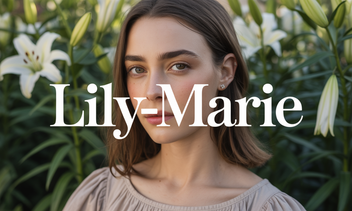 Illustration de Lily-marie, Prénoms