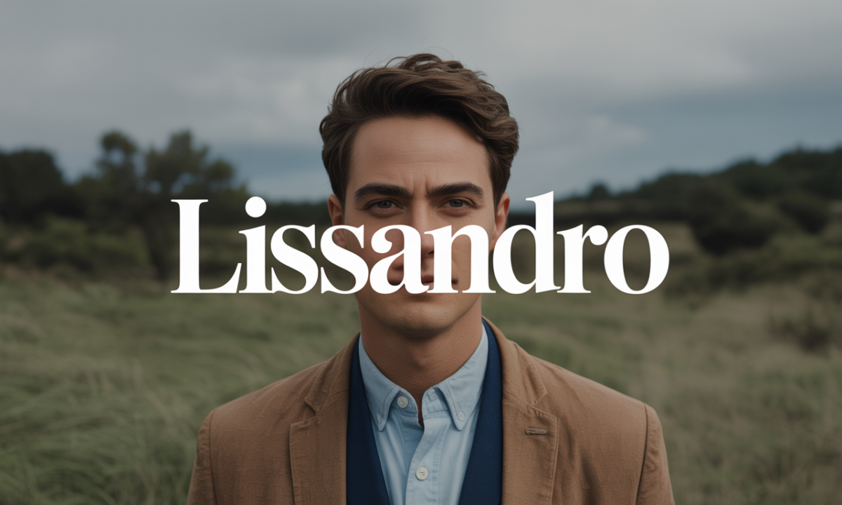 Illustration de Lissandro, Prénoms