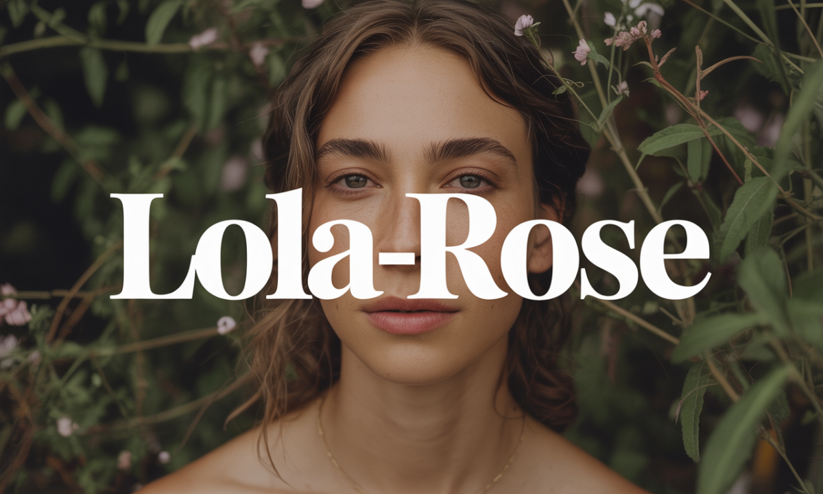 Illustration de Lola-rose, Prénoms