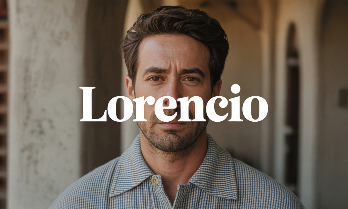 Illustration de Lorencio, Prénoms