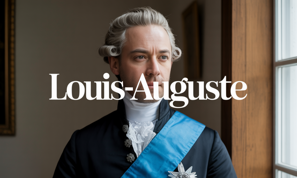 Illustration de Louis-auguste, Prénoms