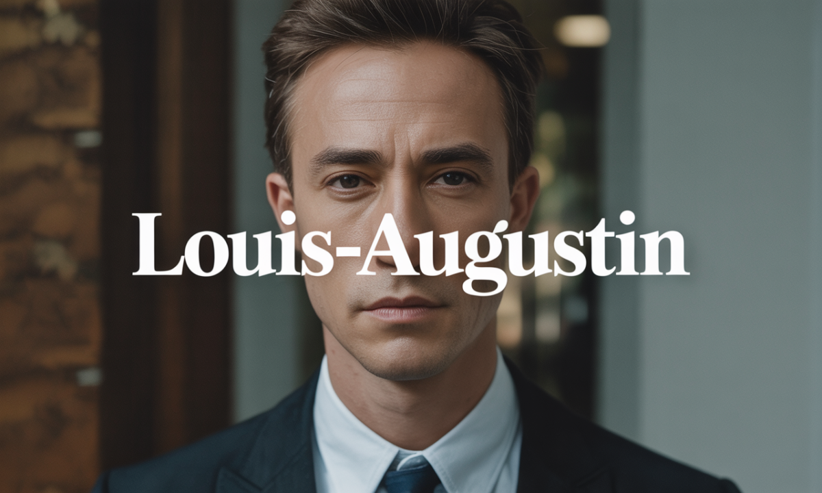 Illustration de Louis-augustin, Prénoms