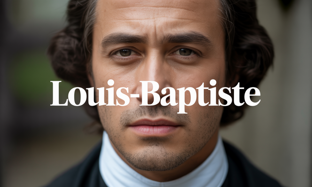 Illustration de Louis-baptiste, Prénoms