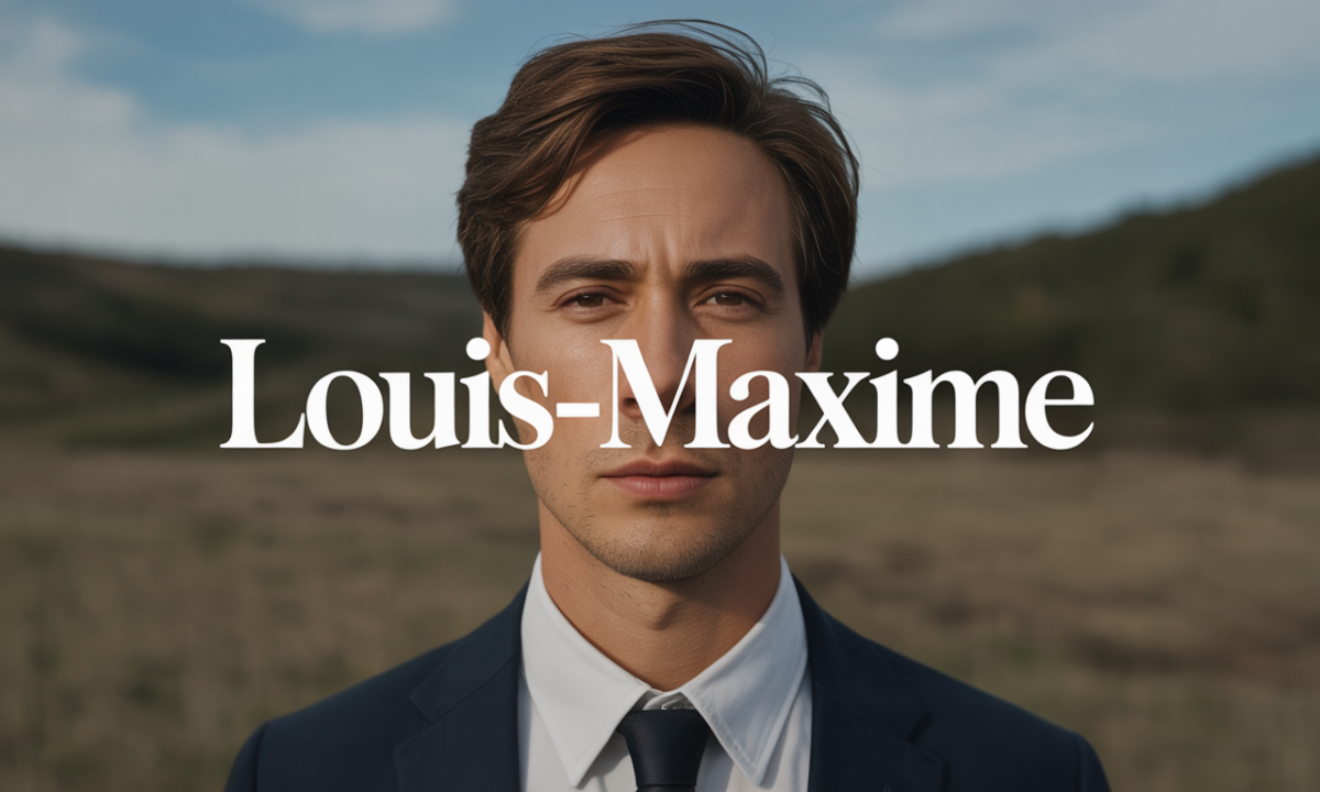 Illustration de Louis-maxime, Prénoms