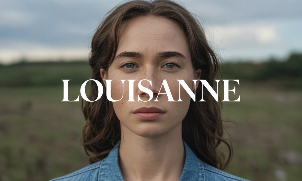 Illustration symbolique liée à l’origine du prénom Louisanne