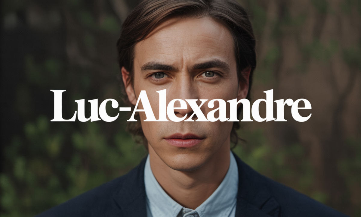 Illustration de Luc-alexandre, Prénoms