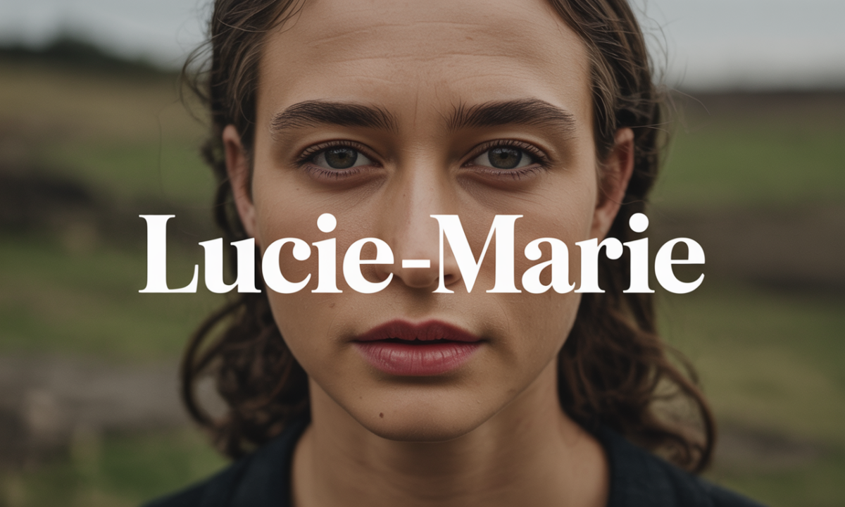 Illustration de Lucie-marie, Prénoms