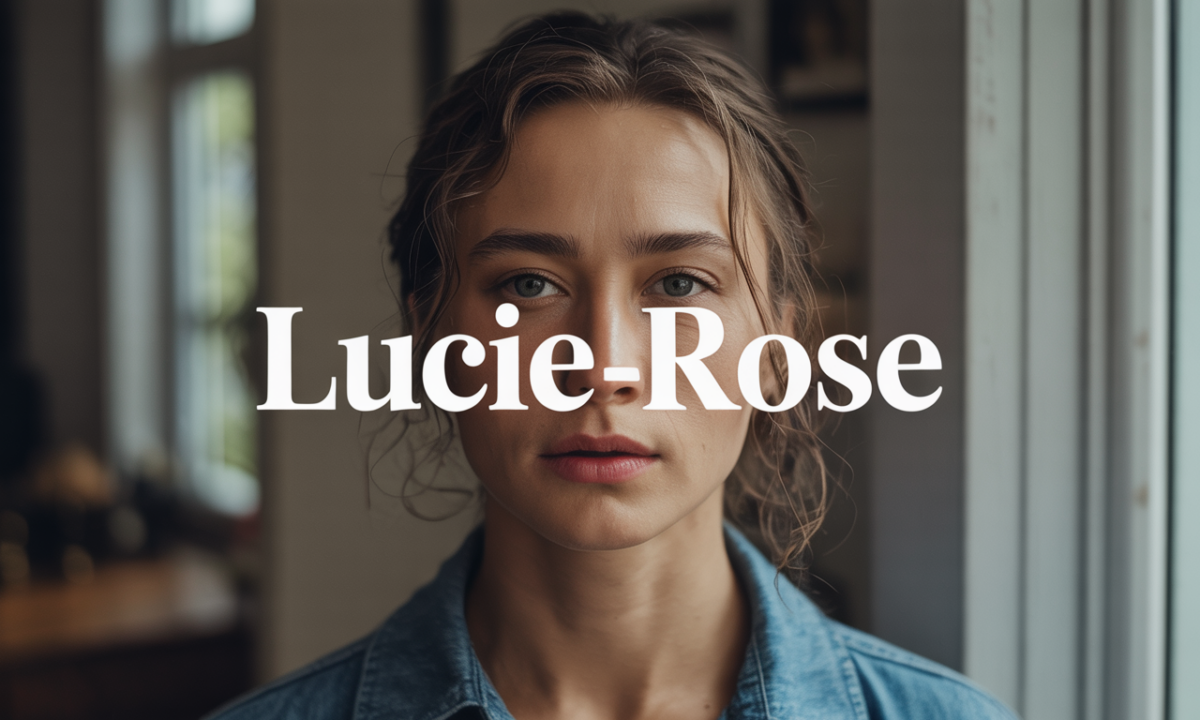 Illustration de Lucie-rose, Prénoms
