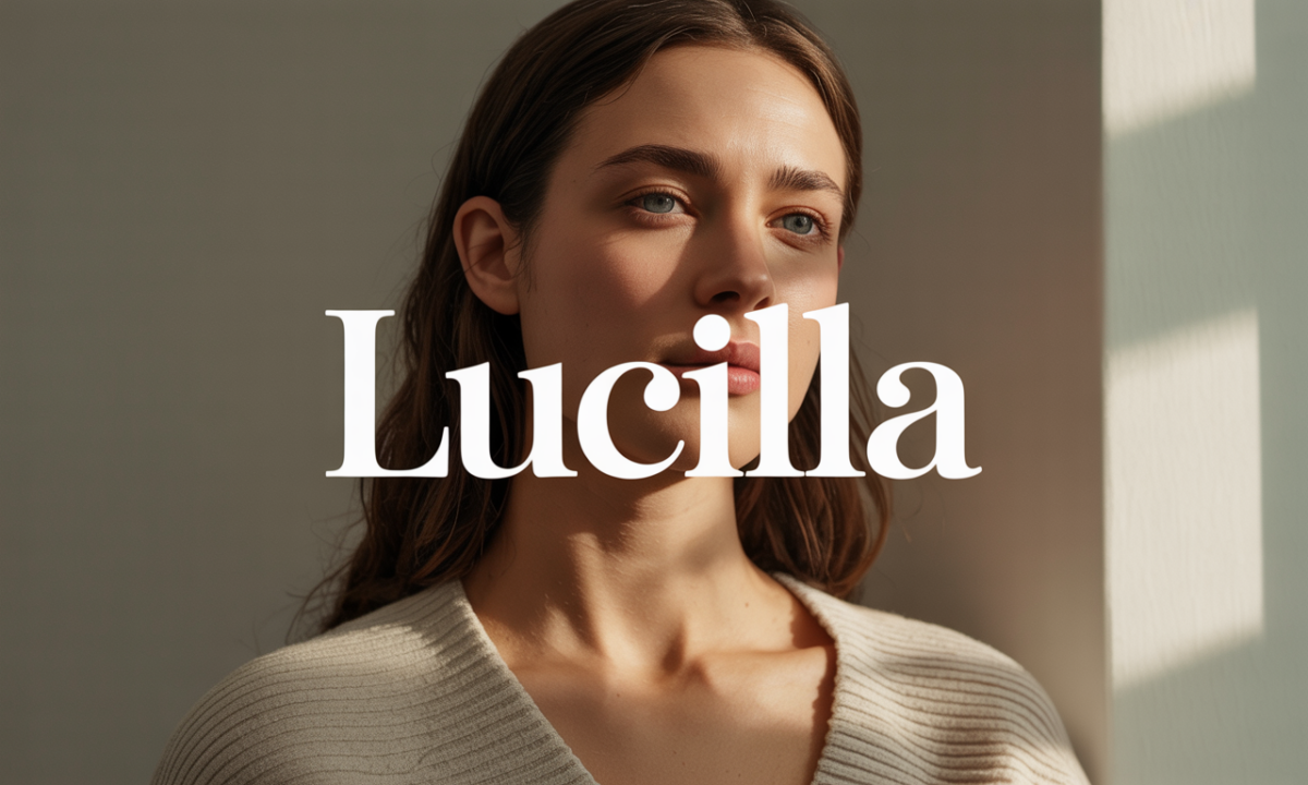 Illustration de Lucilla, Prénoms