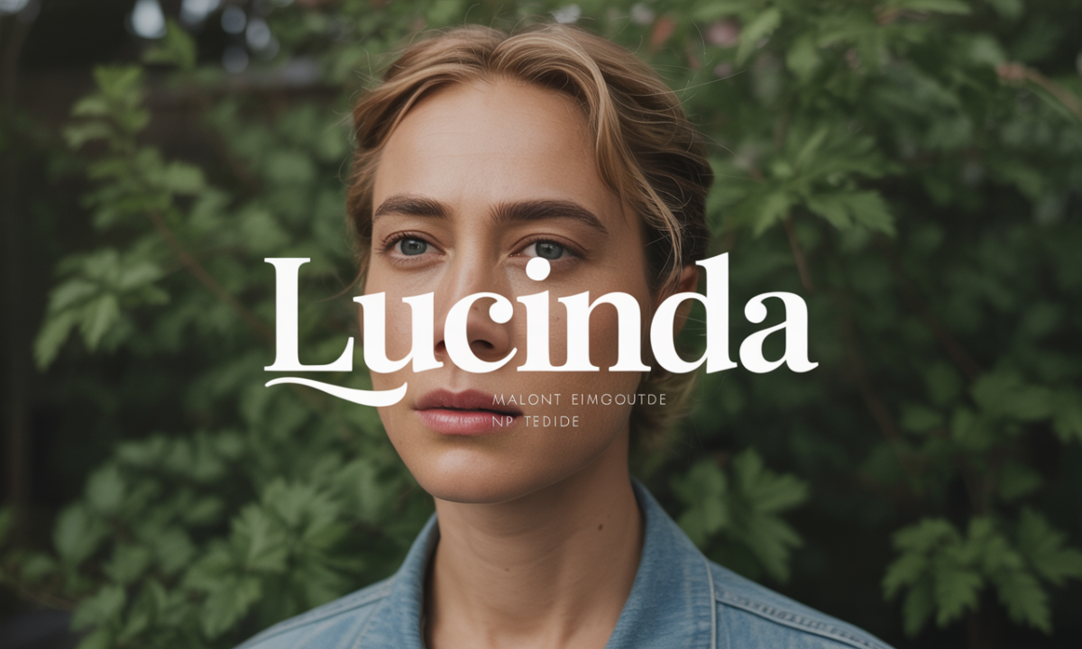 Illustration de Lucinda, Prénoms