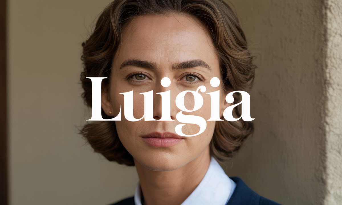 Illustration de Luigia, Prénoms
