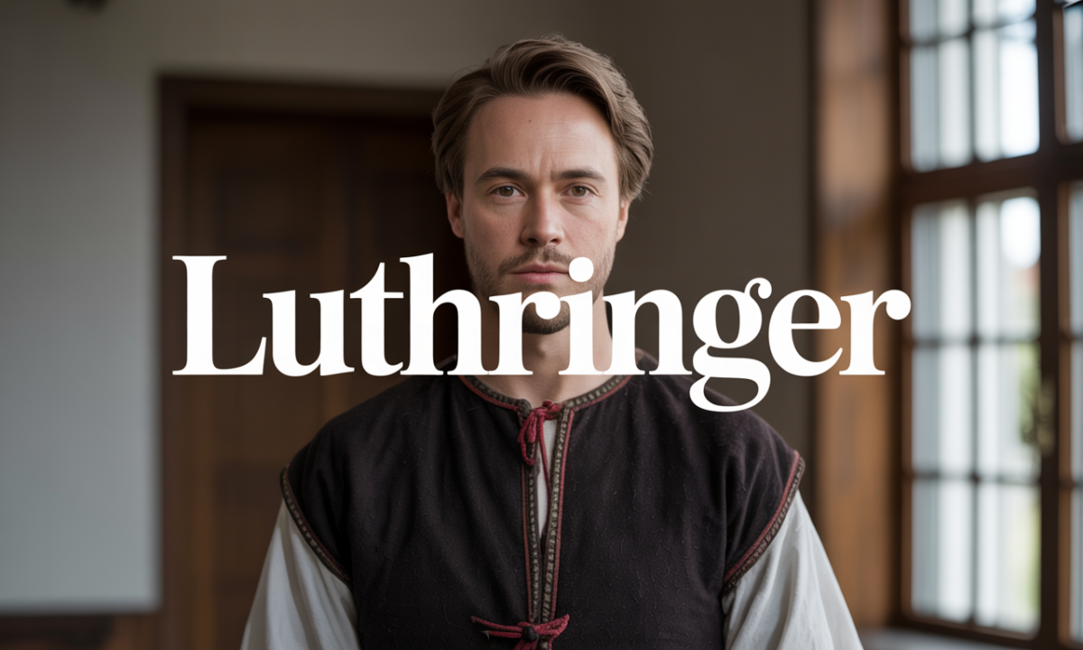 Illustration de Luthringer, Noms de famille