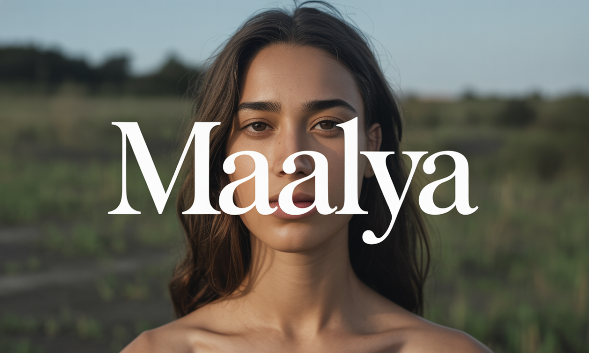 Illustration de Maalya, Prénoms