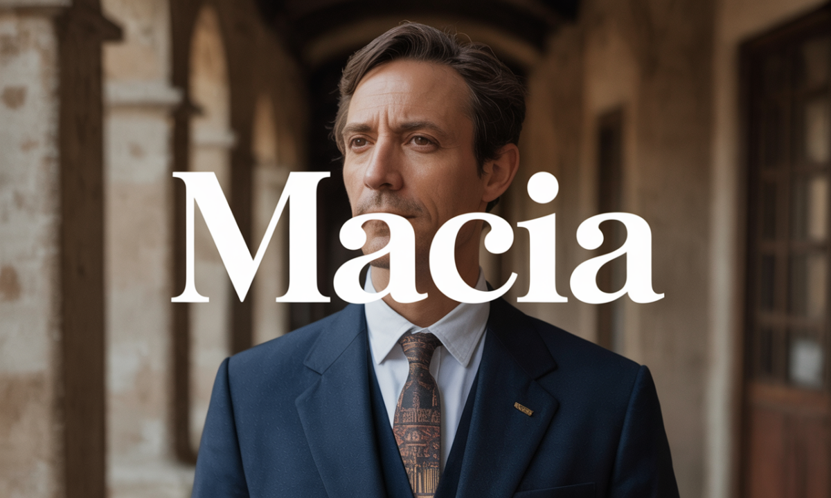 Illustration de Macia, Noms de famille