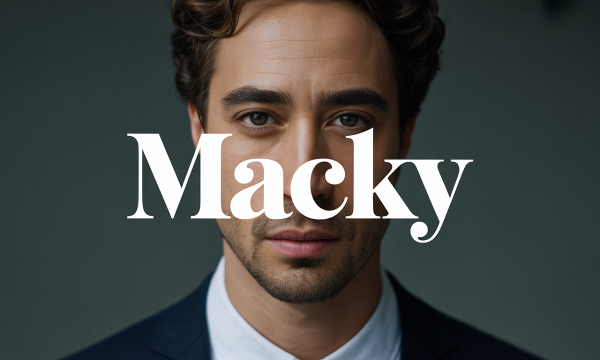 Illustration de Macky, Prénoms