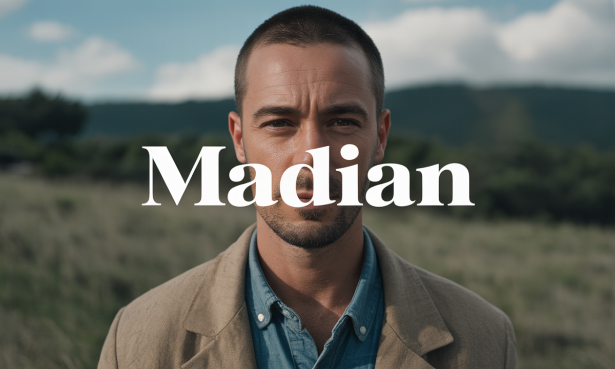 Illustration de Madian, Prénoms