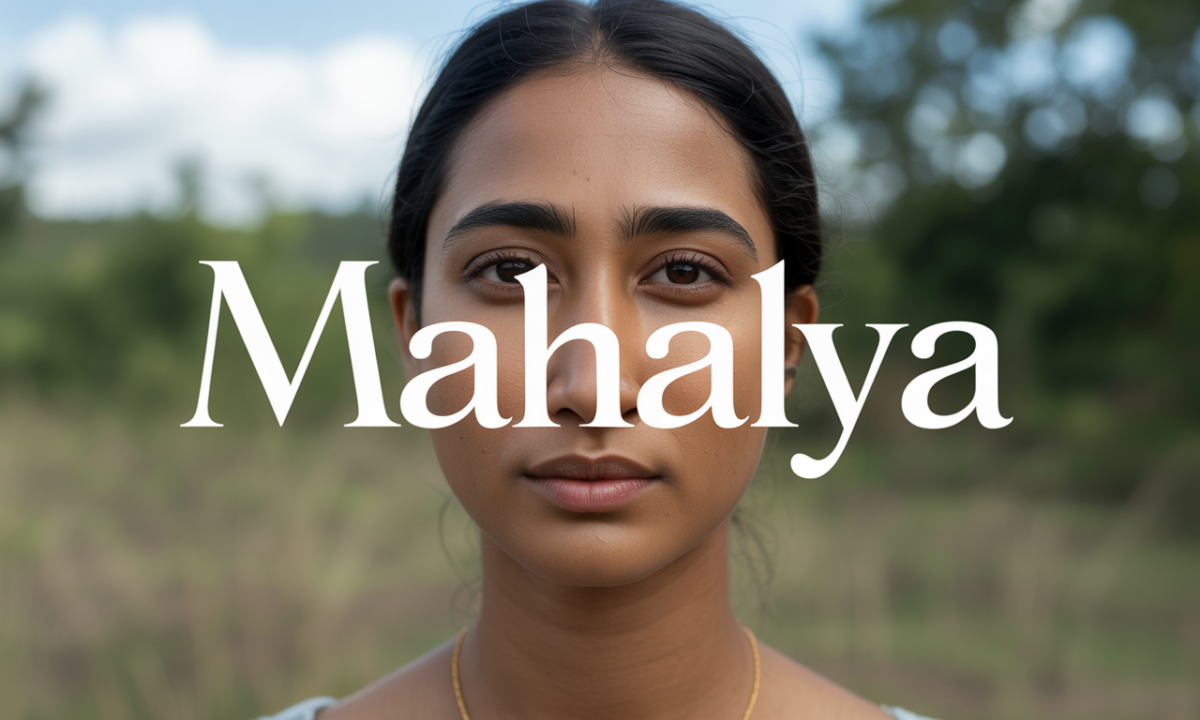 Illustration de Mahalya, Prénoms