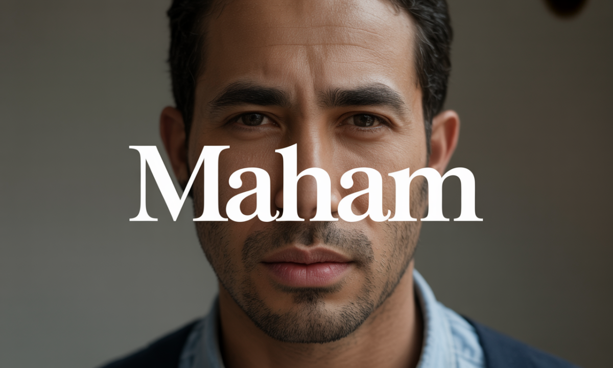 Illustration de Maham, Prénoms